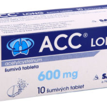 ACC - ACC LONG 600MG šumivá tableta 10