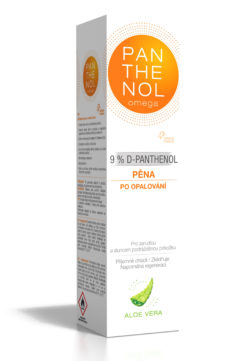 Panthenol Omega Chladivá pěna s aloe vera  9 % 150 ml