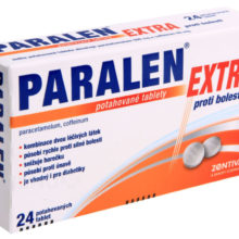 Paralen - PARALEN EXTRA PROTI BOLESTI 500MG/65MG potahované tablety 24