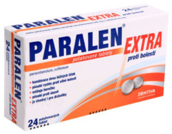 Paralen - PARALEN EXTRA PROTI BOLESTI 500MG/65MG potahované tablety 24
