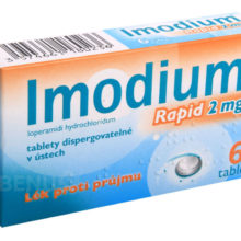 Imodium - IMODIUM RAPID 2MG perorální TBL DIS 6