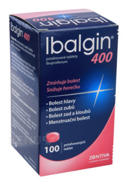 Ibalgin - IBALGIN 400 400MG potahované tablety 100