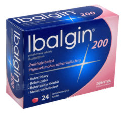 Ibalgin - IBALGIN 200 200MG potahované tablety 24