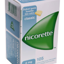 Nicorette - NICORETTE CLASSIC GUM 4MG léčivé žvýkací gumy 105
