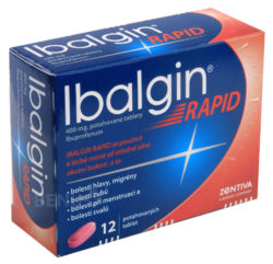 Ibalgin - IBALGIN RAPID 400MG potahované tablety 12 I