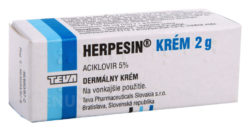 Herpesin - HERPESIN 50MG/G krém 2G