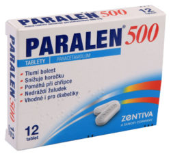 Paralen - PARALEN 500 500MG neobalené tablety 12