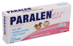 Paralen - PARALEN 125 125MG neobalené tablety 20