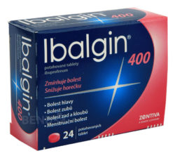 Ibalgin - IBALGIN 400 400MG potahované tablety 24