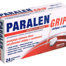 Paralen - PARALEN GRIP CHŘIPKA A BOLEST 500MG/25MG/5MG potahované tablety 24 I