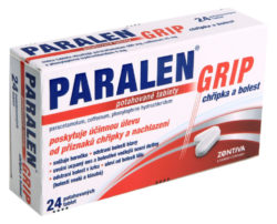 Paralen - PARALEN GRIP CHŘIPKA A BOLEST 500MG/25MG/5MG potahované tablety 24 I