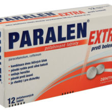 Paralen - PARALEN EXTRA PROTI BOLESTI 500MG/65MG potahované tablety 12