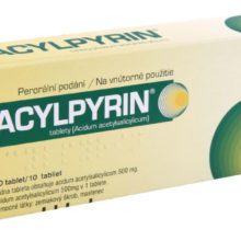 Acylpyrin - ACYLPYRIN 500MG neobalené tablety 10