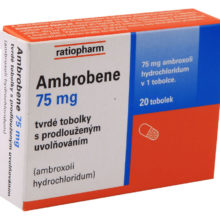 Ambrobene - AMBROBENE 75MG tvrdé tobolky s prodlouženým uvolňováním 20