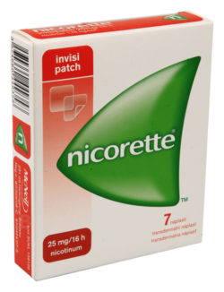 Nicorette - NICORETTE INVISIPATCH 25MG/16H transdermální EMP 7