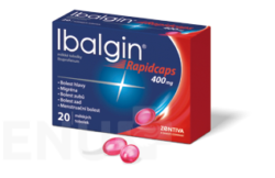 Ibalgin - IBALGIN RAPIDCAPS 400MG měkké tobolky 20