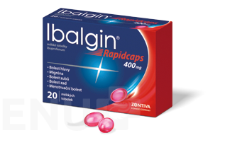 Ibalgin - IBALGIN RAPIDCAPS 400MG měkké tobolky 20
