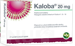 Kaloba - KALOBA 20 MG POTAHOVANÉ TABLETY potahované tablety 21