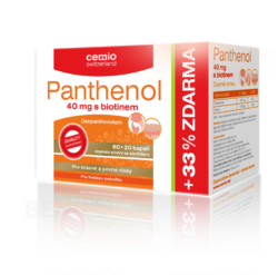 Cemio - Cemio Panthenol 40mg s biotinem 80 kapslí