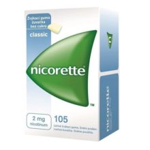 Nicorette Classic Gum 2 mg léčivá žvýkací guma 105 žvýkaček