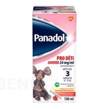 Panadol - PANADOL PRO DĚTI 24 MG/ML JAHODA 24MG/ML perorální SUS 100ML II