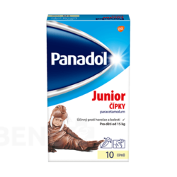 Panadol - PANADOL JUNIOR 250MG čípek 10