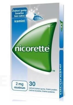 Nicorette - NICORETTE ICEMINT GUM 2MG léčivé žvýkací gumy 30