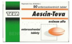 Aescin - AESCIN-TEVA 20MG enterosolventní tableta 90