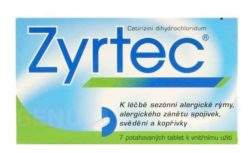 Zyrtec - ZYRTEC 10MG potahované tablety 7