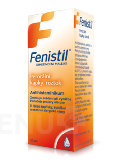 Fenistil - FENISTIL 1MG/ML perorální GTT SOL 1X20ML