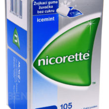 Nicorette - NICORETTE ICEMINT GUM 4MG léčivé žvýkací gumy 105