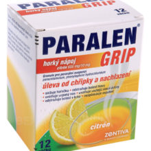 Paralen - PARALEN GRIP HORKÝ NÁPOJ CITRÓN 650MG/10MG perorální GRA SUS 12