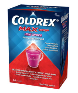 Coldrex - COLDREX MAXGRIP LESNÍ OVOCE 1000MG/10MG/70MG perorální PLV SOL 10 II