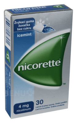 Nicorette - NICORETTE ICEMINT GUM 4MG léčivé žvýkací gumy 30