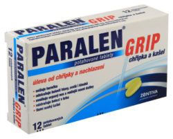 Paralen - PARALEN GRIP CHŘIPKA A KAŠEL 500MG/15MG/5MG potahované tablety 12