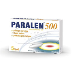 Paralen 500 čípky pro dospělé 5 kusů