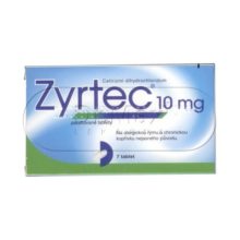 Zyrtec 10 mg 7 tablet