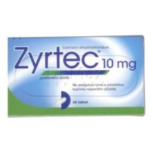 Zyrtec 10 mg 20 tablet