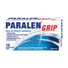 Paralen Grip chřipka a kašel 12 tablet