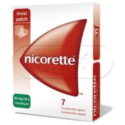 Nicorette Invisipatch 25 mg/16 h transdermální náplast 7 ks