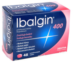 Ibalgin - IBALGIN 400 400MG potahované tablety 48