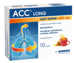 ACC LONG Hot drink 600mg por.plv.sol.10x600mg
