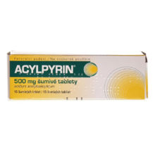 ACYLPYRIN šumivé tablety 500 mg 15 tablet
