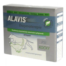 ALAVIS Enzymoterapie-Curenzym pro psy a kočky 20 kapslí