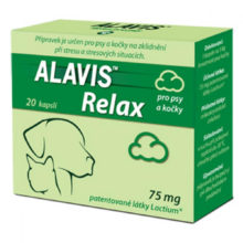 ALAVIS Relax pro psy a kočky 75 mg 40 kapslí