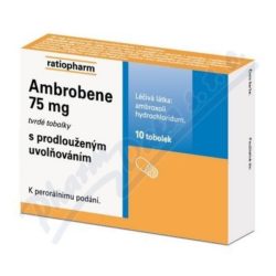 Ambrobene 75 mg perorální orální tobolky pro. 10 x 75 mg