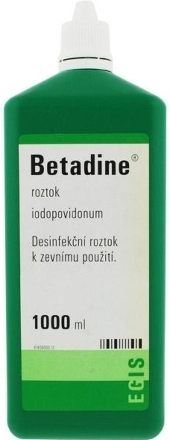 Betadine tekutina 1 x 1000 ml (H) zelený