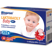 Biopron LAKTOBACILY Baby BiFi+ tobolky 30