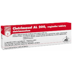 CLOTRIMAZOL AL200 3 vaginální tablety + aplikátor