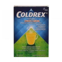 COLDREX Horký nápoj citron med prášek pro perorální roztok 10 sáčků